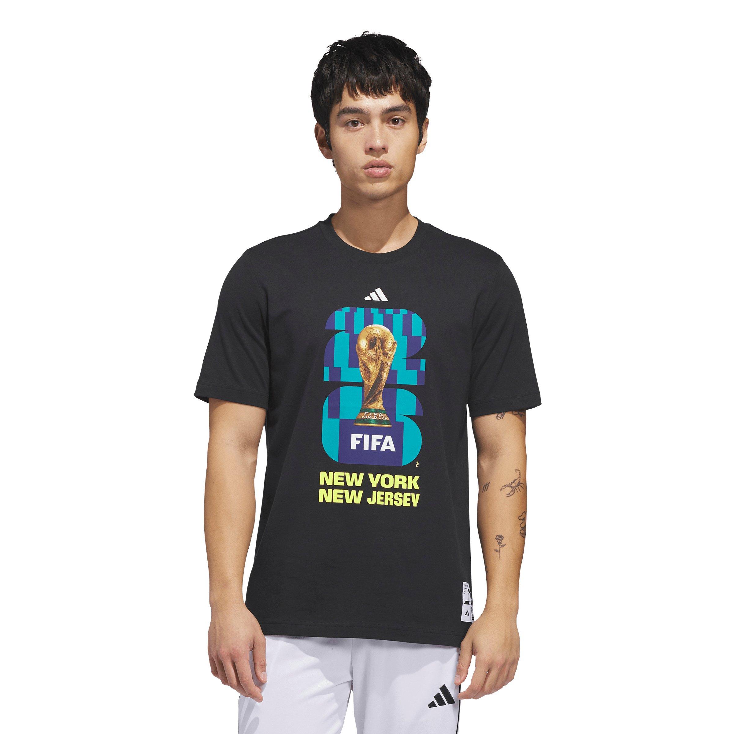 adidas Men's FIFA World Cup 26™ Host City New York New Jersey Graphic T-Shirt - Black